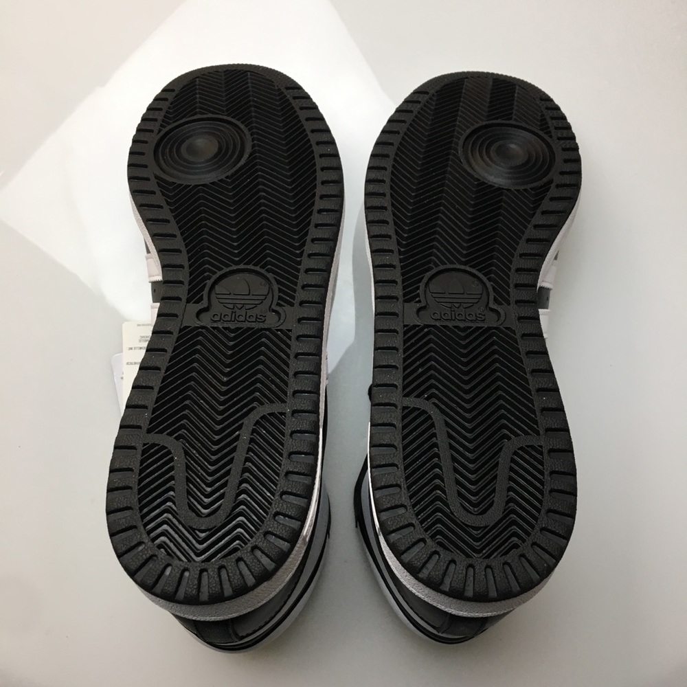 Adidas Top Ten Hi Black White Sneakers Mens New - Picture 6 of 7